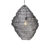 Oosterse hanglamp zwart 60 cm – Nidum