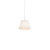 Retro hanglamp crème 25 cm – Plisse