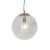 Scandinavische hanglamp koper met helder glas – Ball 40