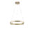 Smart hanglamp messing 59 cm met afstandsbediening – Ronith
