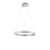 Smart hanglamp staal 59 cm met afstandsbediening – Ronith