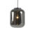 Smart hanglamp zwart met smoke glas incl. WiFi A60 – Bliss