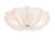 Design plafondlamp wit zijden 52 cm 3-lichts – Plu