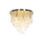 Klassieke plafondlamp goud/messing 35 cm – Medusa