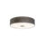Landelijke plafondlamp grijs 50 cm – Drum Jute