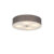 Landelijke plafondlamp grijs 50 cm – Drum