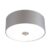 Landelijke plafondlamp grijs 30 cm – Drum