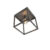 Moderne plafondlamp antiek zilver – Big Cage