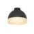 Oosterse plafondlamp zwart met rotan 30 cm – Magna Rotan