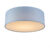 Plafondlamp blauw 30 cm incl. LED – Drum LED