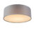 Plafondlamp grijs 30 cm incl. LED – Drum LED