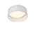 Plafondlamp wit 28 cm incl. LED – Drum Combi