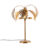 Art Deco tafellamp goud 3-lichts – Botanica