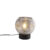 Art Deco tafellamp zwart met smoke glas – Sphere