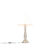 Klassieke tafellamp staal met crème kap – Taula
