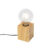 Landelijke tafellamp hout naturel – Bloc