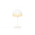 Oosterse tafellamp wit met rotan 20 cm – Magna Rotan