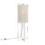 Design vloerlamp beige linnen kap – Rich