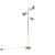 Design vloerlamp goud 3-lichts – Tommy