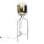 Design vloerlamp zwart met goud glas – Bliss