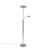 Moderne vloerlamp staal incl. LED dimbaar met leesarm – Strela