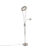 Moderne vloerlamp staal incl. LED met leesarm – Hella