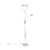 Moderne vloerlamp staal met leesarm incl. LED en dimmer – Divo