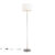 Moderne vloerlamp wit rond – VT 1