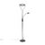 Moderne vloerlamp zwart met leesarm incl. LED en dimmer – Divo
