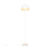 Oosterse vloerlamp wit met rotan 30 cm – Magna Rotan