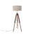 Vloerlamp messing met boucle kap taupe 50 cm tripod – Cortin