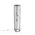 Industriële vloerlamp zwart 3-lichts – Big Cage