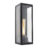 Moderne rechthoekige buitenwandlamp zwart met glas – Rotterdam Long