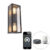 Smart wandlamp zwart 38 cm 2-lichts IP44 incl. Wifi ST64 – Charlois