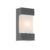 Buiten wandlamp donkergrijs IP54 licht-donker sensor – Tide
