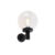 Buiten wandlamp zwart met kunststof IP44 RVS – Sfera