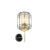 Design wandlamp zwart met goud – Gaze Up