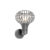 Moderne wandlamp zwart – Saffira