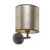 Vintage wandlamp donkergrijs met zinken kap – Matt